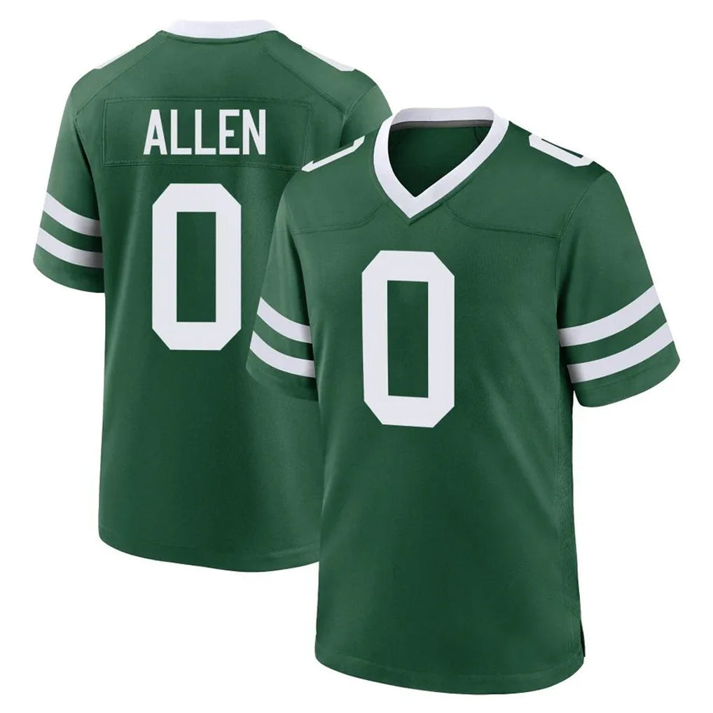 NY.Jets #0 Braelon Allen Player Green Legacy Home Game Odoa Stitched Jerseys