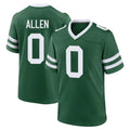 NY.Jets #0 Braelon Allen Player Green Legacy Home Game Odoa Stitched Jerseys