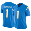 LA.Chargers #1 Quentin Johnston Player Blue Limited Vapor F.U.S.E. Home Game Odoa Stitched Jerseys