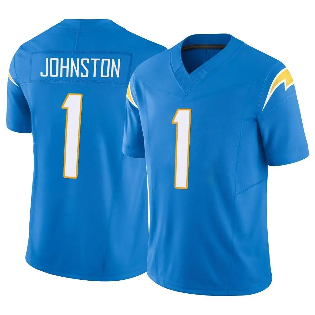LA.Chargers #1 Quentin Johnston Player Blue Limited Vapor F.U.S.E. Home Game Odoa Stitched Jerseys