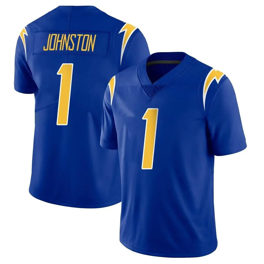 LA.Chargers #1 Quentin Johnston Player Royal Limited Vapor Home Game Odoa Stitched Jerseys