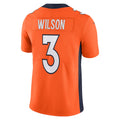 Odoa D.Broncos #3 Russell Wilson Orange Team Vapor Limited Jersey