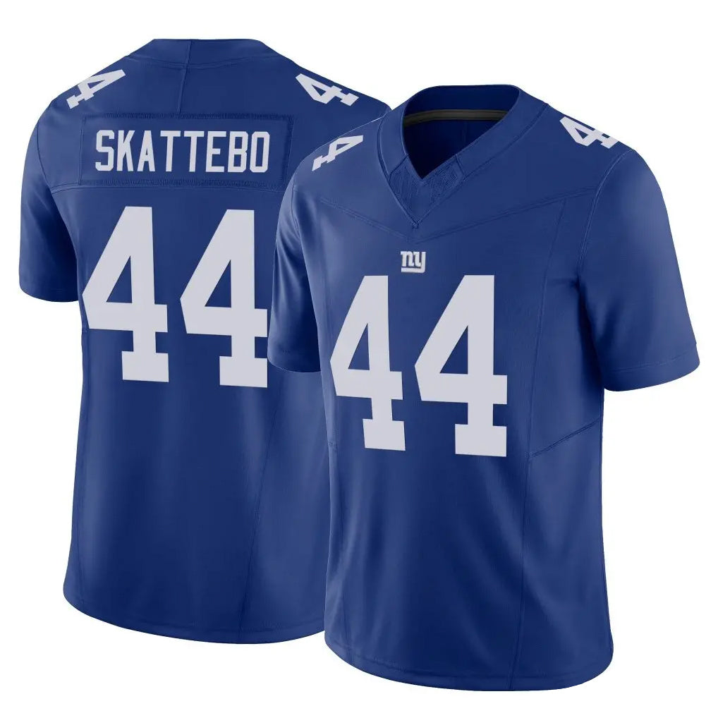 NY.Giants #44 Cam Skattebo Player Royal Limited Vapor F.U.S.E. Home Game Odoa Stitched Jerseys