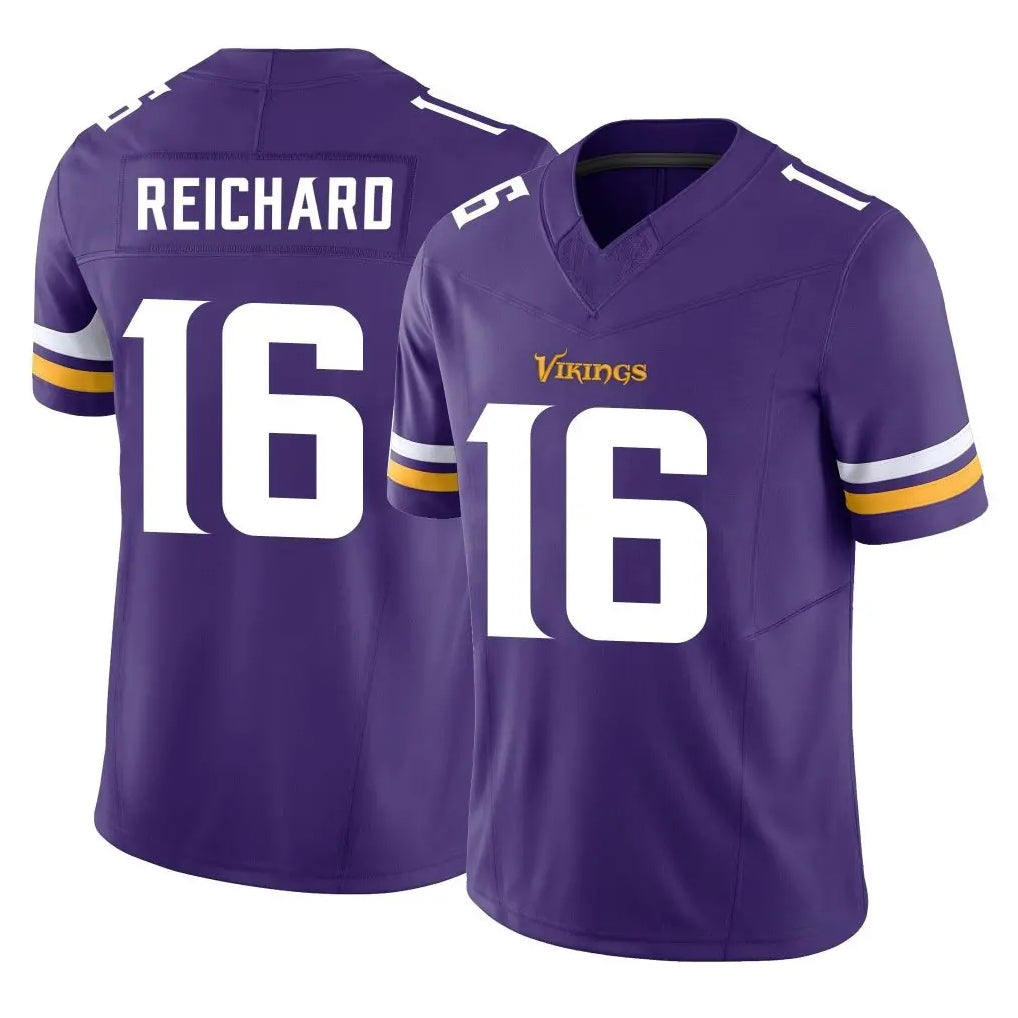 M.Vikings #16 Will Reichard Player Purple Limited Vapor F.U.S.E. Home Game Odoa Stitched Jerseys