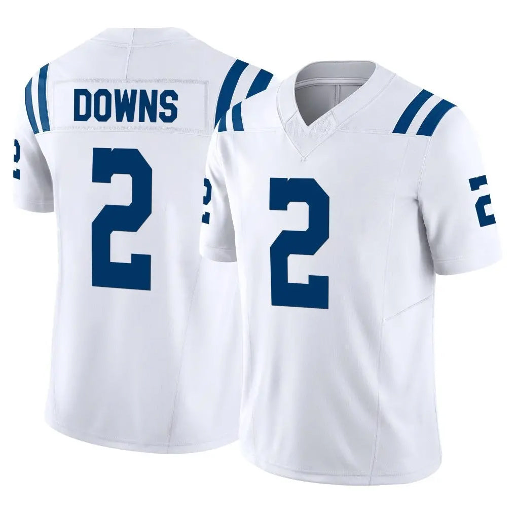 IN.Colts #2 Josh Downs Player White Limited Vapor F.U.S.E. Home Game Odoa Stitched Jerseys