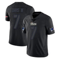 NE.Patriots #7 Carlton Davis III Player Black Impact LImited Home Game Odoa Stitched Jerseys