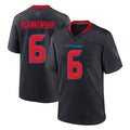 H.Texans #6 Reed Blankenship Player Navy 2nd Alternate Home Game Odoa Stitched Jerseys