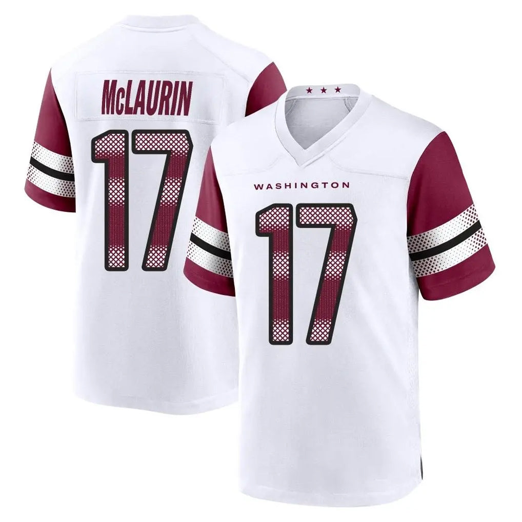 W.Commanders #17 Terry Mclaurin Player White Game Home Odoa Stitched Jerseys