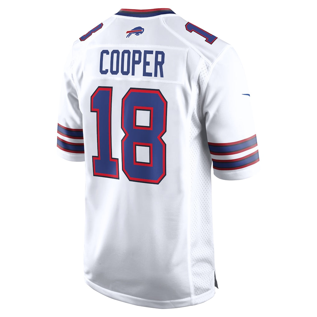 Odoa B.Bills #18 Amari Cooper White Game Jersey