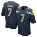 S.Seahawks #7 Uchenna Nwosu Player Navy Home Game Odoa Stitched Jerseys