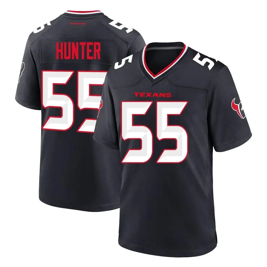H.Texans #55 Danielle Hunter Player Navy Team Home Game Odoa Stitched Jerseys
