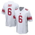 NY.Giants #6 Jaxson Dart Player White Home Game Odoa Stitched Jerseys