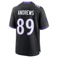 B.Ravens #89 Mark Andrews Player Black Home Game Odoa Stitched Jerseys