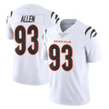 C.Bengals #93 Jonathan Allen Player White Vapor Untouchable Limited Home Game Odoa Stitched Jerseys