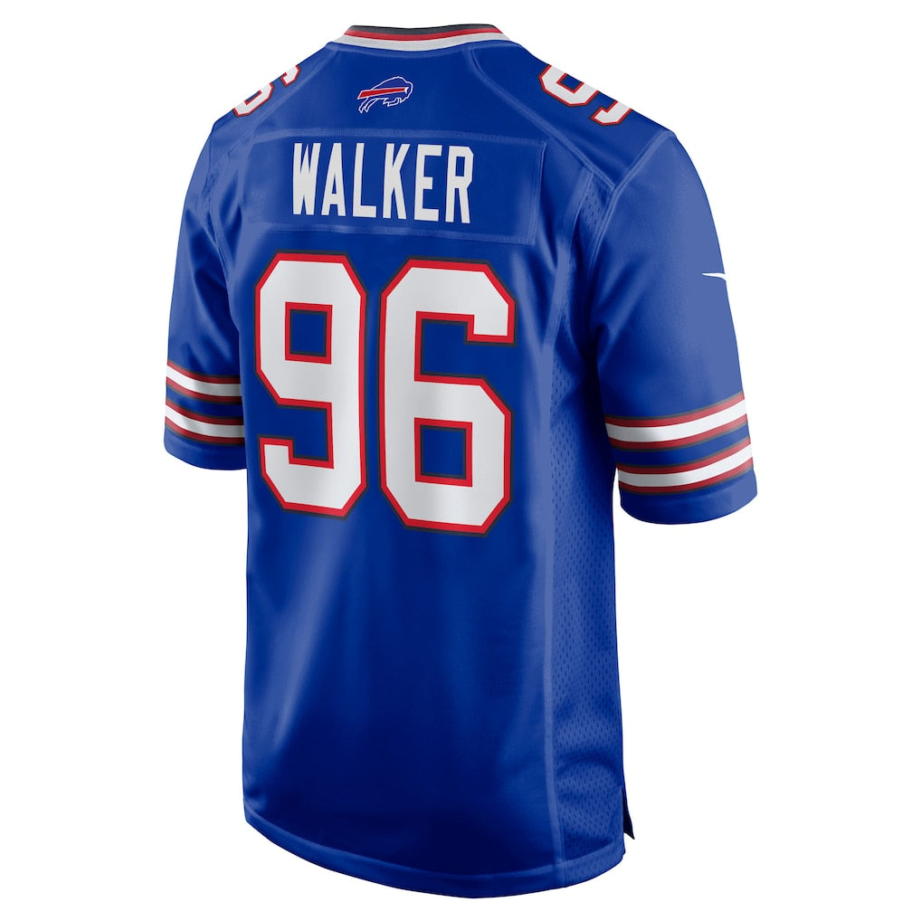 Odoa B.Bills #96 Deone Walker Royal Team Game Jersey