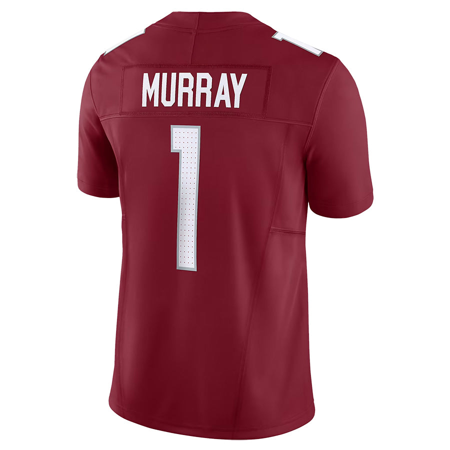 A.Cardinals #1 Kyler Murray Player Cardinal Vapor Limited Elite Home Game Odoa Stitched Jerseys