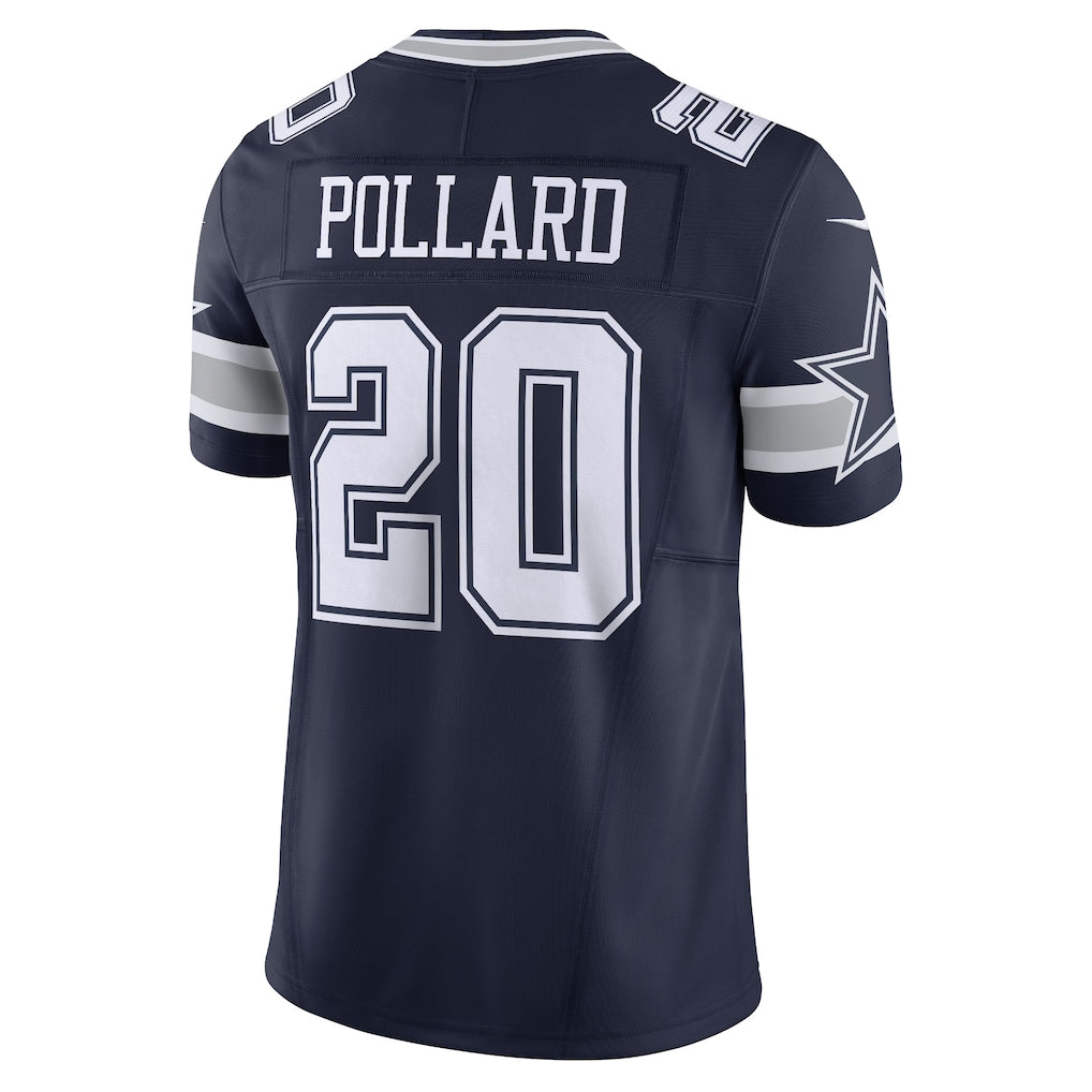 Odoa D.Cowboys #20 Tony Pollard Navy Vapor F.U.S.E. Limited Jersey