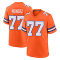 D.Broncos #77 Quinn Meinerz Player Orange Alternate Collection Throwback Game Odoa Stitched Jerseys