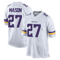 M.Vikings #27 Jordan Mason Player White Home Game Odoa Stitched Jerseys