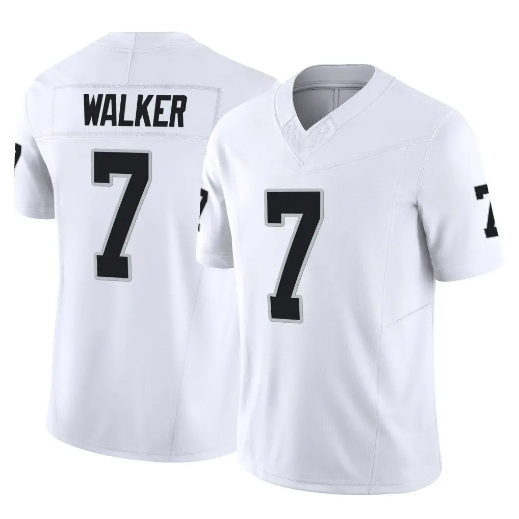 LV.Raiders #7 Quay Walker Player White Limited Vapor F.U.S.E. Home Game Odoa Stitched Jerseys