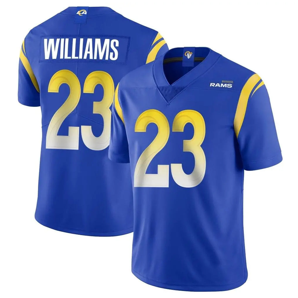LA.Rams #23 Kyren Williams Player Royal Limited Vapor Untouchable Home Game Odoa Stitched Jerseys