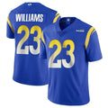 LA.Rams #23 Kyren Williams Player Royal Limited Vapor Untouchable Home Game Odoa Stitched Jerseys