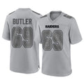 LV.Raiders #69 Adam Butler Player Gray Atmosphere Fashion Limited Game Odoa Stitched Jerseys