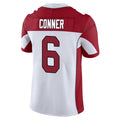 A.Cardinals #6 James Conner Player White Vapor Limited Home Game Odoa Stitched Jerseys