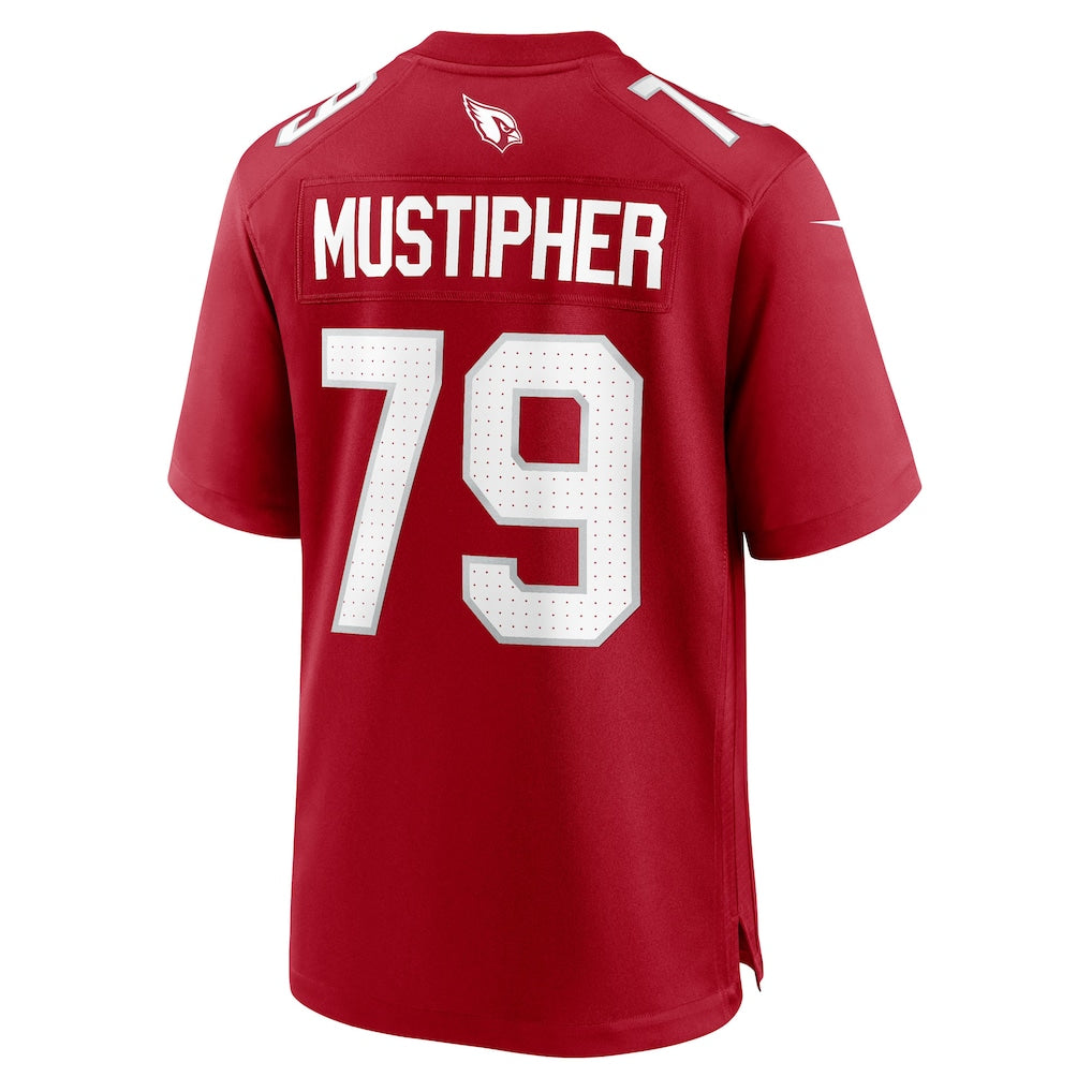 Odoa A.Cardinals #79 PJ Mustipher Cardinal Team Game Jersey