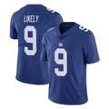 NY.Giants #9 Lsaiah Likely Player Royal Limited Vapor Untouchable Home Game Odoa Stitched Jerseys