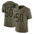 C.Bears #50 Grady Jarrett Player Olive Salute to Service Limited Home Game Odoa Stitched Jerseys