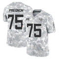 J.Jaguars #75 Emmanuel Pregnon Player Arctic Camo Salute To Service Limited Game Odoa Stitched Jerseys