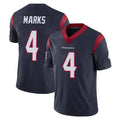 H.Texans #4 Woody Marks Player Navy Limited Vapor Untouchable Home Game Odoa Stitched Jerseys