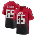 A.Falcons #65 Matthew Bergeron Player Red Home Game Odoa Stitched Jerseys