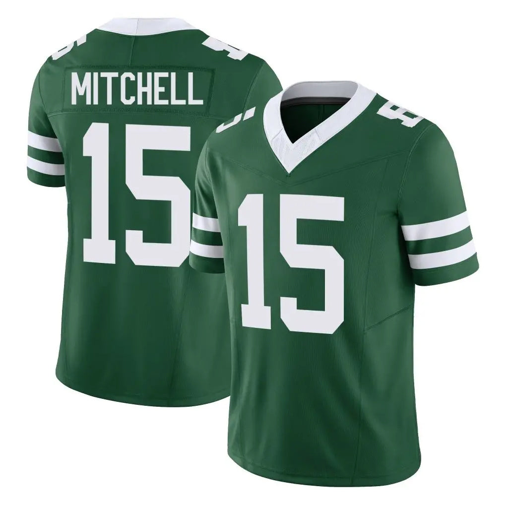 NY.Jets #15 Adonai Mitchell Player Green Legacy Limited Vapor F.U.S.E. Home Game Odoa Stitched Jerseys