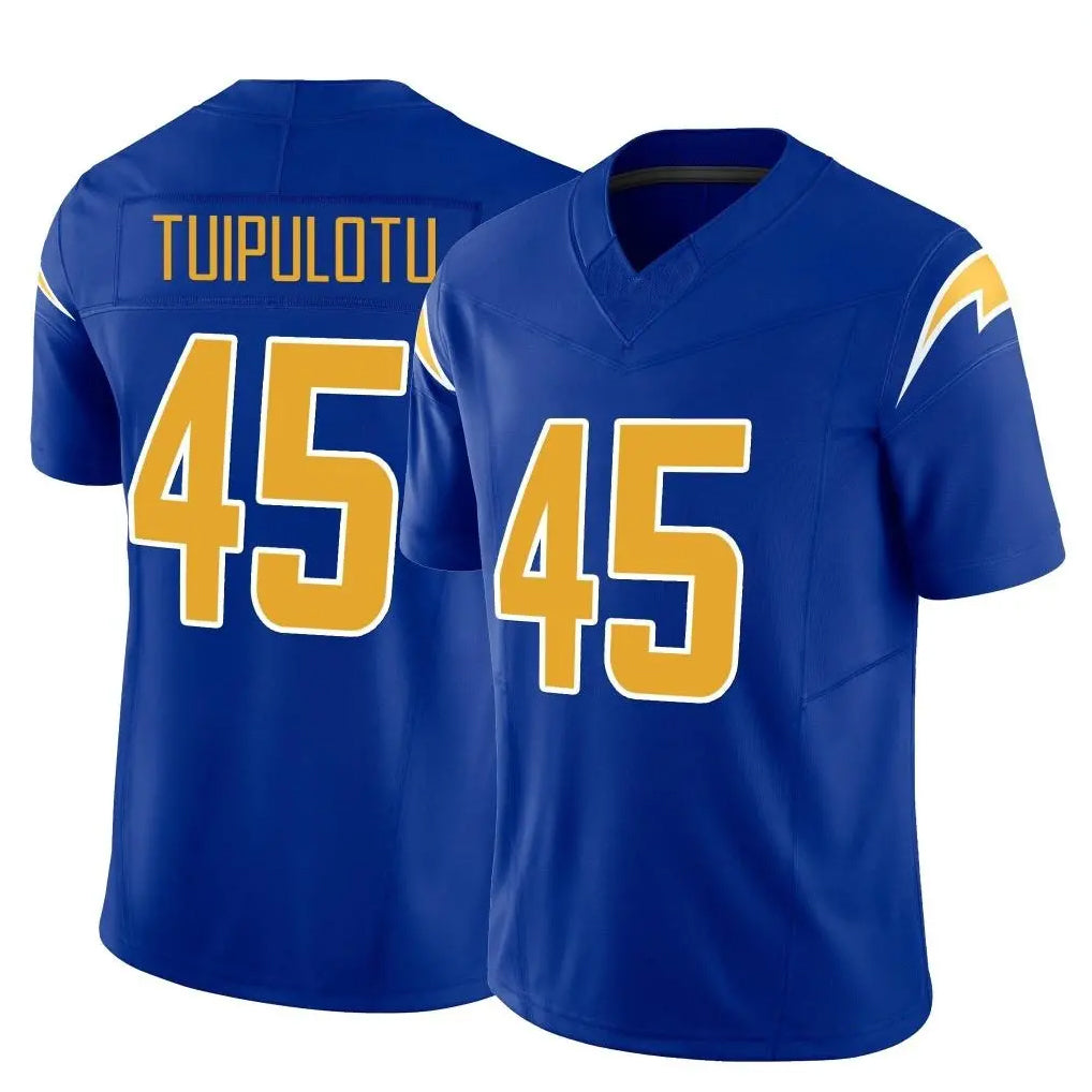 LA.Chargers #45 Tuli Tuipulotu Player Royal Limited Vapor F.U.S.E. Home Game Odoa Stitched Jerseys
