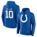 IN.Colts #10 Keenan Allen Player Royal Pullover Hoodies Limited Game Odoa Stitched Jerseys