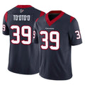 H.Texans #39 Henry To'oTo'o Player Navy Limited Vapor F.U.S.E. Home Game Odoa Stitched Jerseys