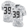 S.Seahawks #39 Ty Okada Player Arctic Camo Limited Salute To Service Home Game Odoa Stitched Jerseys