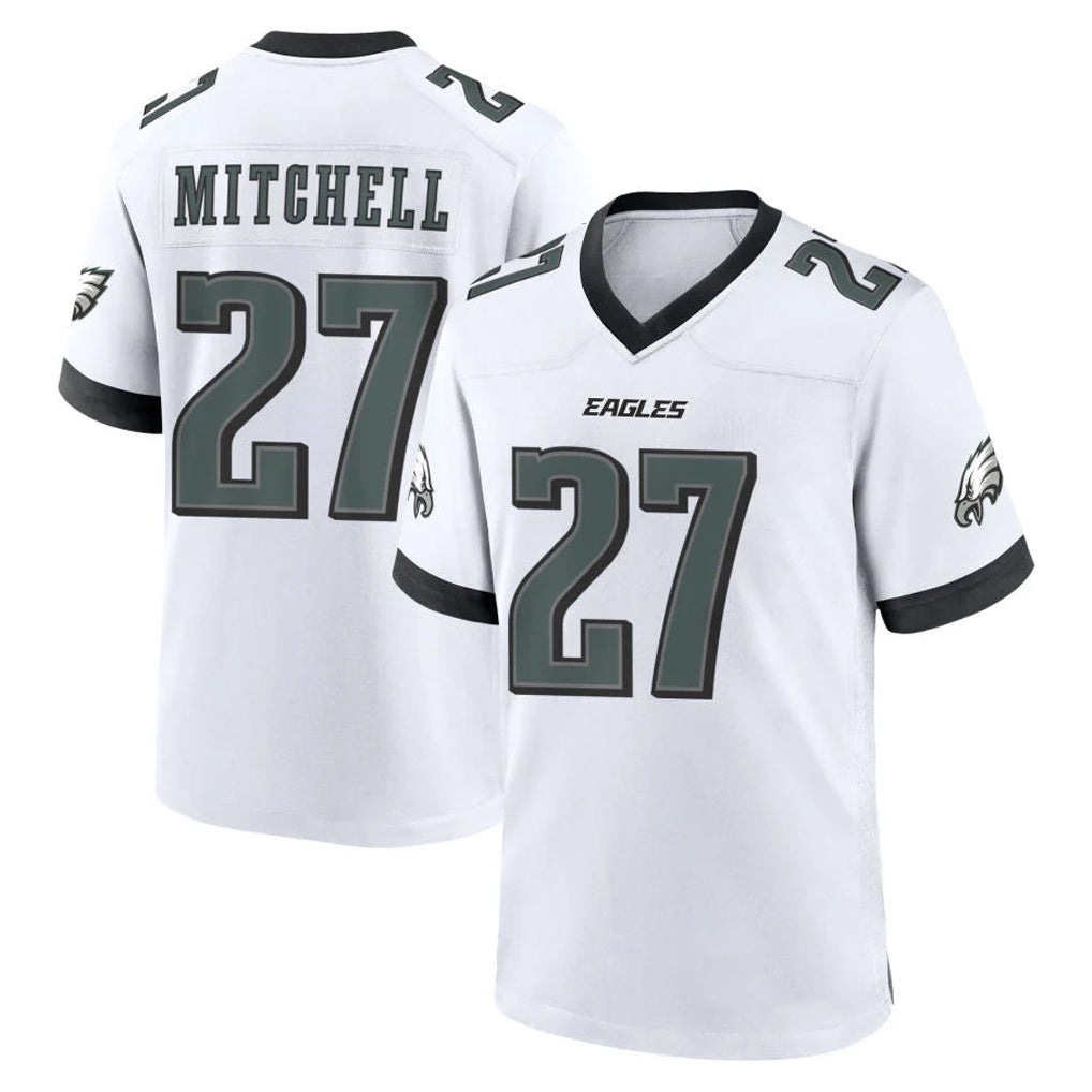 P.Eagles #27 Quinyon Mitchell Player White Game Home Odoa Stitched Jerseys