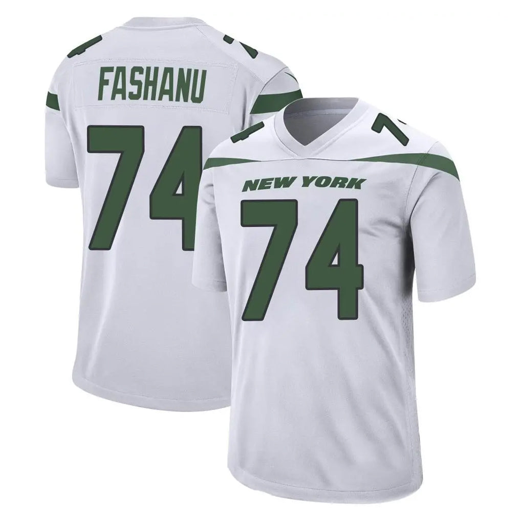 NY.Jets #74 Olu Fashanu Player White Spotlight Home Game Odoa Stitched Jerseys