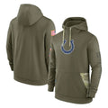 IN.Colts ## Colts Blank Player Olive Salute To Service Hoodies Limited Odoa Stitched Jerseys