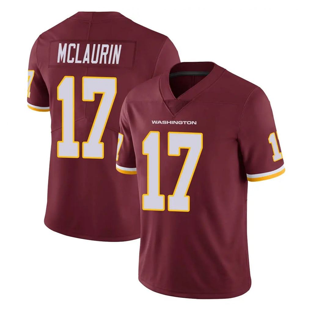 W.Commanders #17 Terry Mclaurin Player Burgundy Limited Team Color Vapor Untouchable Home Game Odoa Stitched Jerseys