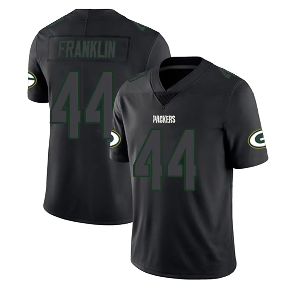 GB.Packers #44 Zaire Franklin Player Black Impact Limited Home Game Odoa Stitched Jerseys