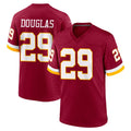 W.Commanders #29 Rasul Douglas Player Burgundy Game Home Odoa Stitched Jerseys