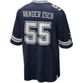 Odoa D.Cowboys #55 Leighton Vander Esch Navy Team Game Jersey
