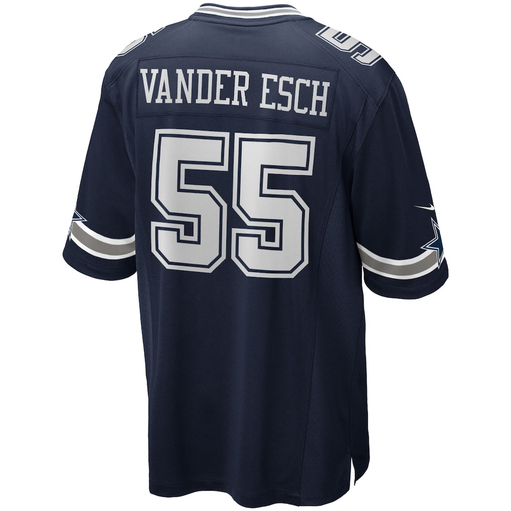 Odoa D.Cowboys #55 Leighton Vander Esch Navy Team Game Jersey