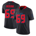 H.Texans #69 Ed Ingram Player Navy Limited 2nd Alternate Vapor F.U.S.E. Home Game Odoa Stitched Jerseys