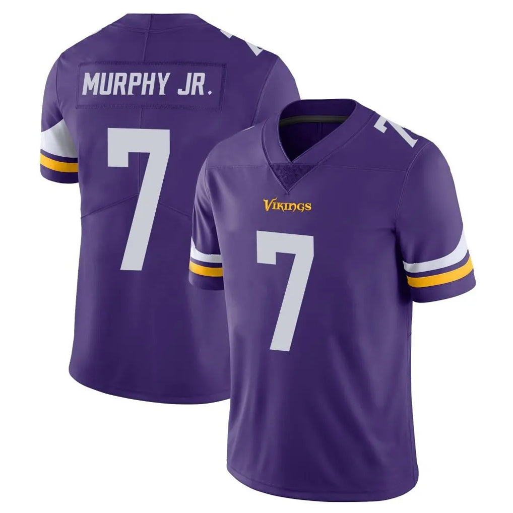 M.Vikings #7 Byron Murphy Jr. Player Purple Limited Vapor Untouchable Home Game Odoa Stitched Jerseys