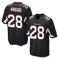 A.Cardinals #28 Andrew Wingard Player Black Home Game Odoa Stitched Jerseys